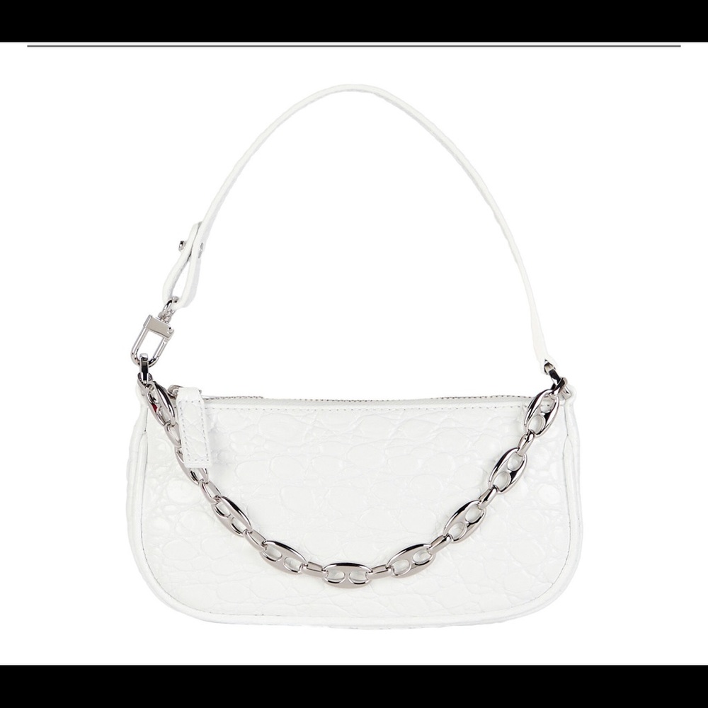 BY FAR Mini Rachel pure white NWT